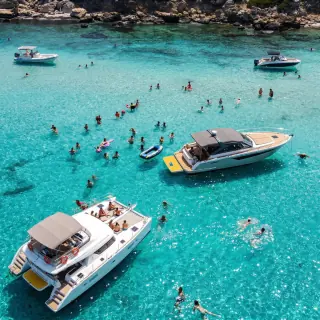 The Blue Lagoon anchorage