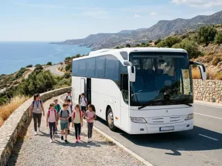 School and student coach transfer in Cyprus