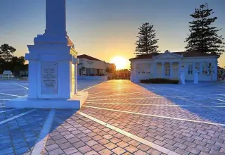 Historic square in Paphos old town