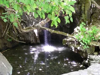 Natural waterfall at the Baths of Aphrodite
